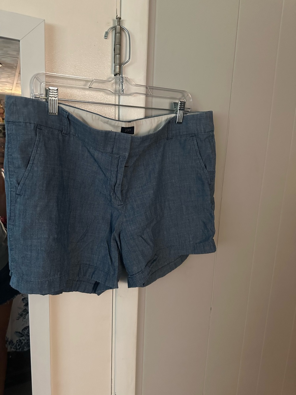 J. Crew Chambray Women’s Shorts - Blue